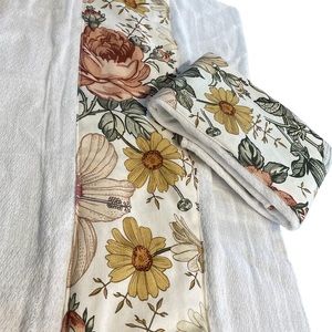 Triple fold burp cloths